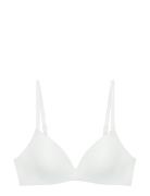 Body Make-Up Soft Touch P Ex Lingerie Bras & Tops T-shirt Bras White Triumph