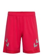 Hmllead Poly Shorts Sport Men Sport Clothing Sport Shorts Sport Training Shorts Red Hummel