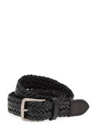 Braided Calfskin Belt Accessories Belts Braided Belt Black Polo Ralph Lauren