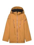 Carving Winter Jacket Teen Lion Sport Snow-ski Clothing Snow-ski Jacket Yellow ISBJÖRN Of Sweden