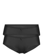 Puma Women Seamless Hipster 2P Pack Sport Panties Hipster & Boyshorts Black PUMA