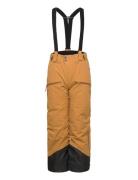 Offpist Ski Pant Teens Outerwear Snow-ski Clothing Snow-ski Pants Yellow ISBJÖRN Of Sweden