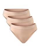 Women's Bamboo Bikini 3-Pack Sport Panties Briefs Beige Danish Endurance