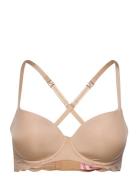 Angie Pd Lingerie Bras & Tops T-shirt Bras Beige Hunkemöller