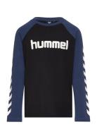 Hmlboys T-Shirt L/S Sport T-shirts Long-sleeved T-Skjorte Black Hummel