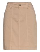 Cucarla Skirt Skirts Short Skirts Beige Culture