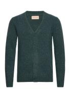 Knit Cardigan Tops Knitwear Cardigans Green Revolution