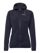 Hareid Fleece W Jacket Tops Sweatshirts & Hoodies Fleeces & Midlayers Blue Bergans