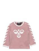 Hmlflipper T-Shirt L/S Sport T-shirts Long-sleeved T-Skjorte Pink Hummel