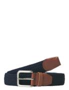 Jacspring Woven Belt Noos Accessories Belts Braided Belt Navy Jack & J S