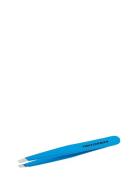 Slant Tweezer Blue Jewel Beauty Women Makeup Face Makeup Tools Nude Tweezerman