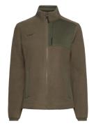 Adv Explore Pile Fleece Jacket W Tops Sweatshirts & Hoodies Fleeces & Midlayers Green Craft