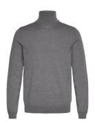 San Thomas-M Designers Knitwear Turtlenecks Grey HUGO