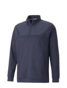 Cloudspun Colorblock 1/4 Zip Sport Sport Clothing Sport Fleeces & Midlayers Navy PUMA Golf