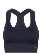 High Support Ribbed Bra Lingerie Bras & Tops Sports Bras - All Blue Aim´n