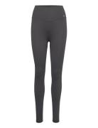 Shadow Grey Ribbed Seamless Tights Sport Running-training Tights Seamless Tights Black Aim´n