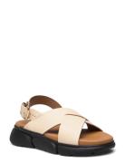 Barisci Limest Vacchetta Designers Sandals Flat Beige ATP Atelier