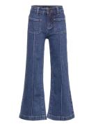 Adina Bottoms Jeans Bootcut Jeans Blue Molo