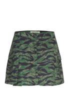 Skirt Skirts Short Skirts Green Sofie Schnoor