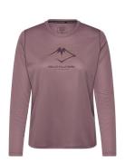 Fujitrail Logo Ls Top Sport Women Sport Clothing Sports Tops & T-shirts Sport Long Sleeve Tops Purple Asics