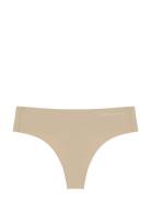 Active 2-Pack String Sport Panties Thong Beige Röhnisch