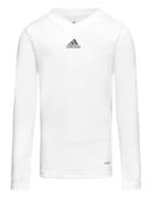 Team Base Tee Y Sport T-shirts Long-sleeved T-Skjorte White Adidas Performance