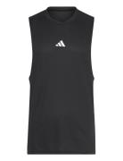 Adidas D4T Hiit Workout Heat.rdy Tank Sport Men Men Sports Clothes Sport Tops Sport T-Skjorte Black Adidas Performance