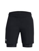 Ua Woven 2In1 Shorts Bottoms Shorts Sport Shorts Black Under Armour