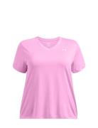 Tech Ssv- Twist& Sport Women Sport Clothing Sports Tops & T-shirts Sport T-Skjorte Pink Under Armour