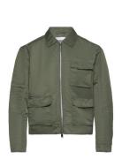 Nylon Boxed Cargo Jacket Designers Jackets Bomber Jackets Khaki Green HAN Kjøbenhavn