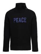 Polo Neck Sweater Or Jumper Tops T-shirts Turtleneck Black Zadig & Voltaire Kids