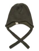 Bergen Earflap Hat Accessories Headwear Hats Winter Hats Green Mp Denmark