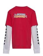 B Bosco Twofer Sport T-shirts Long-sleeved T-Skjorte Red VANS