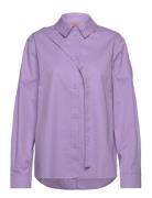 Sgmartina Solid, 2002 Heavy Poplin Designers Shirts Long-sleeved Purple STINE GOYA