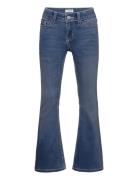 Trousers Denim Freja Thick Sti Bottoms Jeans Bootcut Jeans Blue Lindex