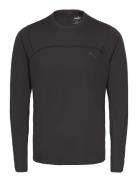 M Seasons Drycell Ls Tee Sport Men Sport Clothing Sport Tops Sport Long Sleeved Tops Black PUMA