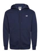 Sport Essentials Logo Fleece Full Zip Sport Sport Clothing Sport Sweatshirts & Hoodies Sport Hoodies Navy New Balance