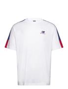 Classics Graphic T-Shirt Sport Men Men Sports Clothes Sport Tops Sport T-Skjorte White New Balance