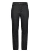 Slim-Fit 100% Linen Trousers Bottoms Trousers Linen Trousers Black Mango