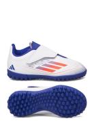 F50 Club Velcro Football Boots Turf Sport Sports Shoes Football Boots White Adidas Performance