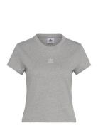 Ess Slim Tee Sport Sport Clothing Sports Tops & T-shirts Sport T-Skjorte Grey Adidas Originals