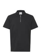 Trefoil Essentials Waffle Polo Sport Men Sport Clothing Sport Tops Sport Polos Sport Short-sleeved Polos Black Adidas Originals