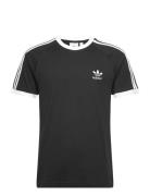 3-Stripes Tee Sport Men Men Sports Clothes Sport Tops Sport T-Skjorte Black Adidas Originals