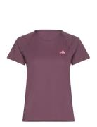 Adizero Tee Sport Women Sport Clothing Sports Tops & T-shirts Sport T-Skjorte Purple Adidas Performance