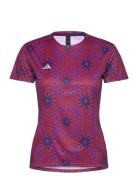 Adizero X Farm Sport Sport Clothing Sports Tops & T-shirts Sport T-Skjorte Purple Adidas Performance