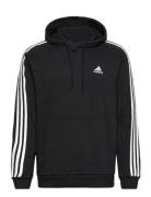 Essentials Fleece 3-Stripes Hoodie Sport Sport Clothing Sport Sweatshirts & Hoodies Sport Hoodies Black Adidas Sportswear