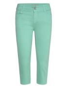 Sc-Erna Bottoms Trousers Capri Trousers Green Soyaconcept