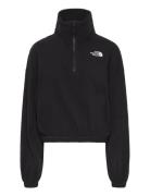 W 100 Glacier Half Zip Fleece Sport Women Sport Clothing Sport Fleeces & Midlayers Black The North Face