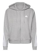 W Fi 3S Fz Hd Sport Women Sport Clothing Sport Sweatshirts & Hoodies Sport Hoodies Grey Adidas Sportswear