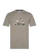 Adidas Train Essentials Camo Graphic Logo T-Shirt Sport Men Men Sports Clothes Sport Tops Sport T-Skjorte Green Adidas Performance